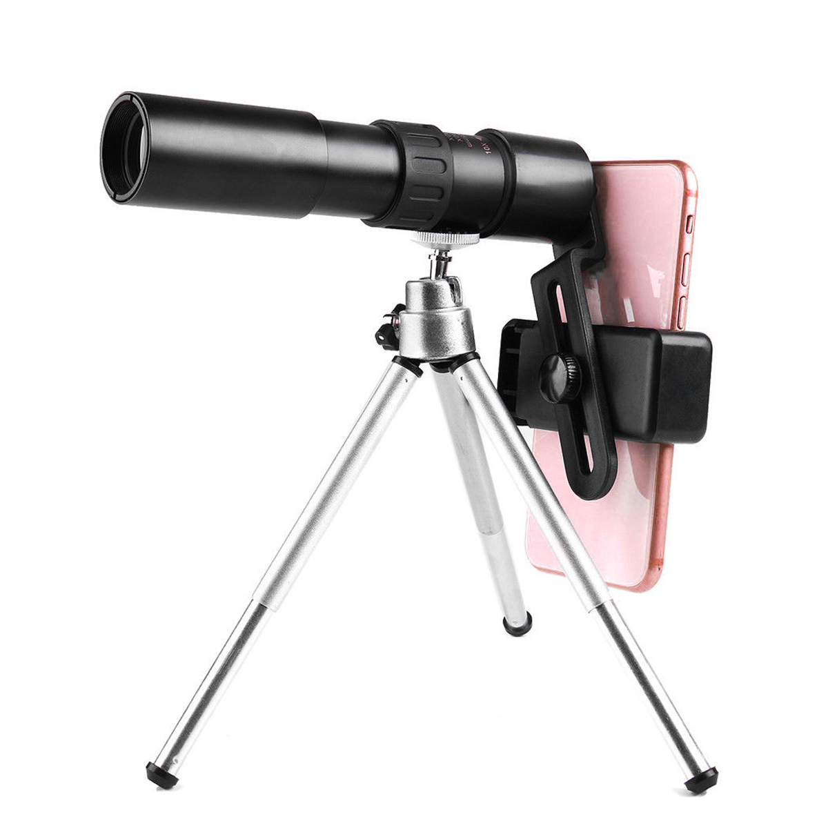 

Bakeey 10-30X Zoom Телескопический телескоп Монокуляр камера Объектив + Держатель для телефона + Штатив