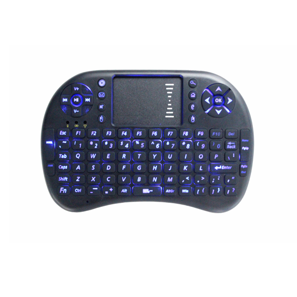 

С подсветкой мини беспроводная клавиатура мышь с сенсорной панели для ПК Android TV HTPC