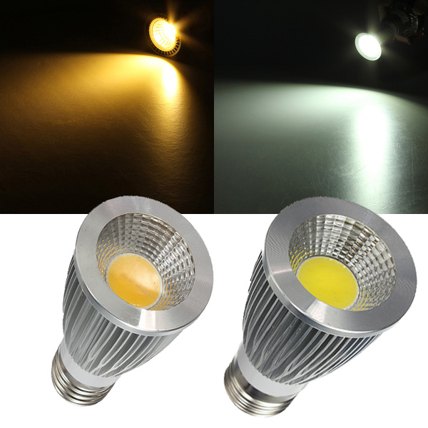 

E27 7W White / Warmwhite Энергосбережение LED COB Пятно вниз Лампочка Spot Lightt AC 85-265V