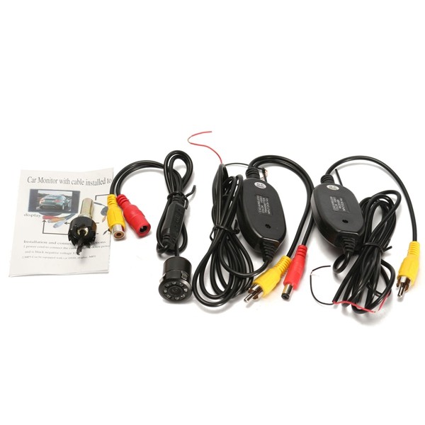 Waterproof 8 LED Night Vision Car Reversing Rearview Parking Camera With Drill