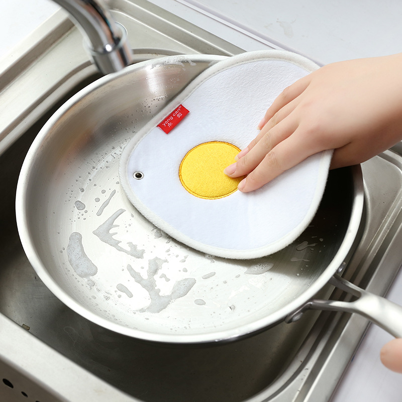 

KCASA KC-CS11 Hang Thickness Bibulous Dishcloth Heat Resistant Coaster Dry Hand Dish Cleaning Полотенце