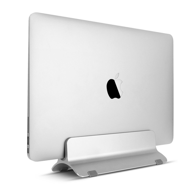 

Aluminium Vertical Laptop Stand Holder Space Saving For Notebooks Macbook Pro/Macbook Air