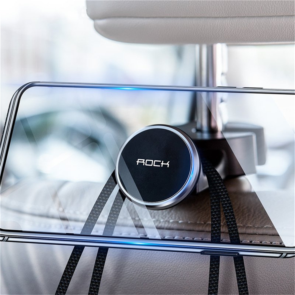 

КАМЕНЬ Мощный магнитный поворот на 360 ° Авто Держатель заднего сиденья Подголовник Крюк для мобильного телефона Xiaomi
