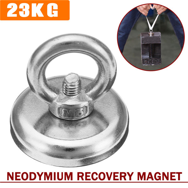 M5 32x30mm 23kg Neodymium Recovery Magnet Metal Detector Magnet