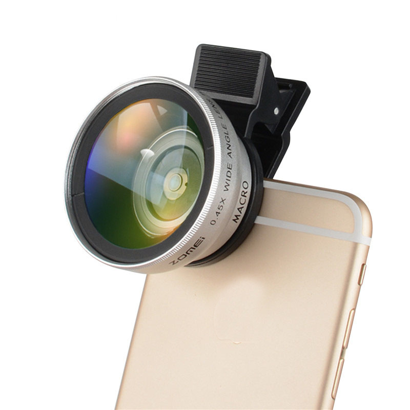 

ZOMEI Универсальный 0.45X Широкий угол с 12.5x макро объектив камеры для iPhone Huawei Samsung Smartphone