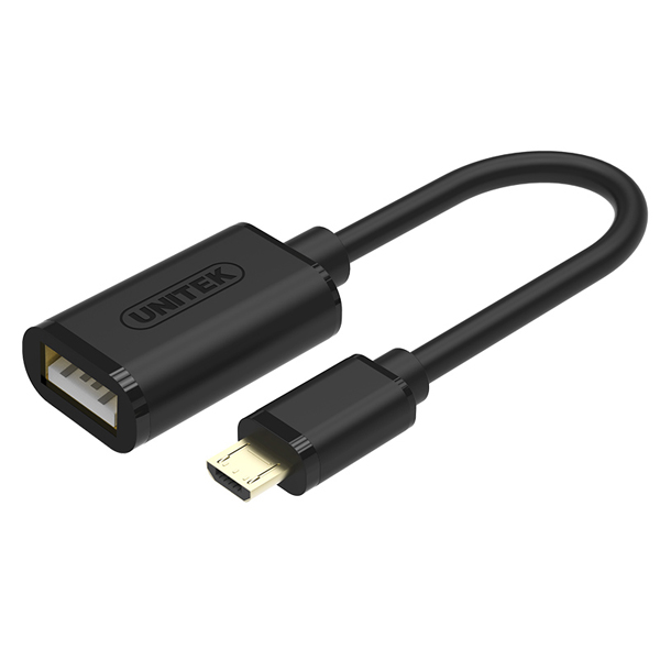 

Unitek микро USB мужчина к USB 2.0 OTG женский черный кабель 20см данных для мобильного телефона