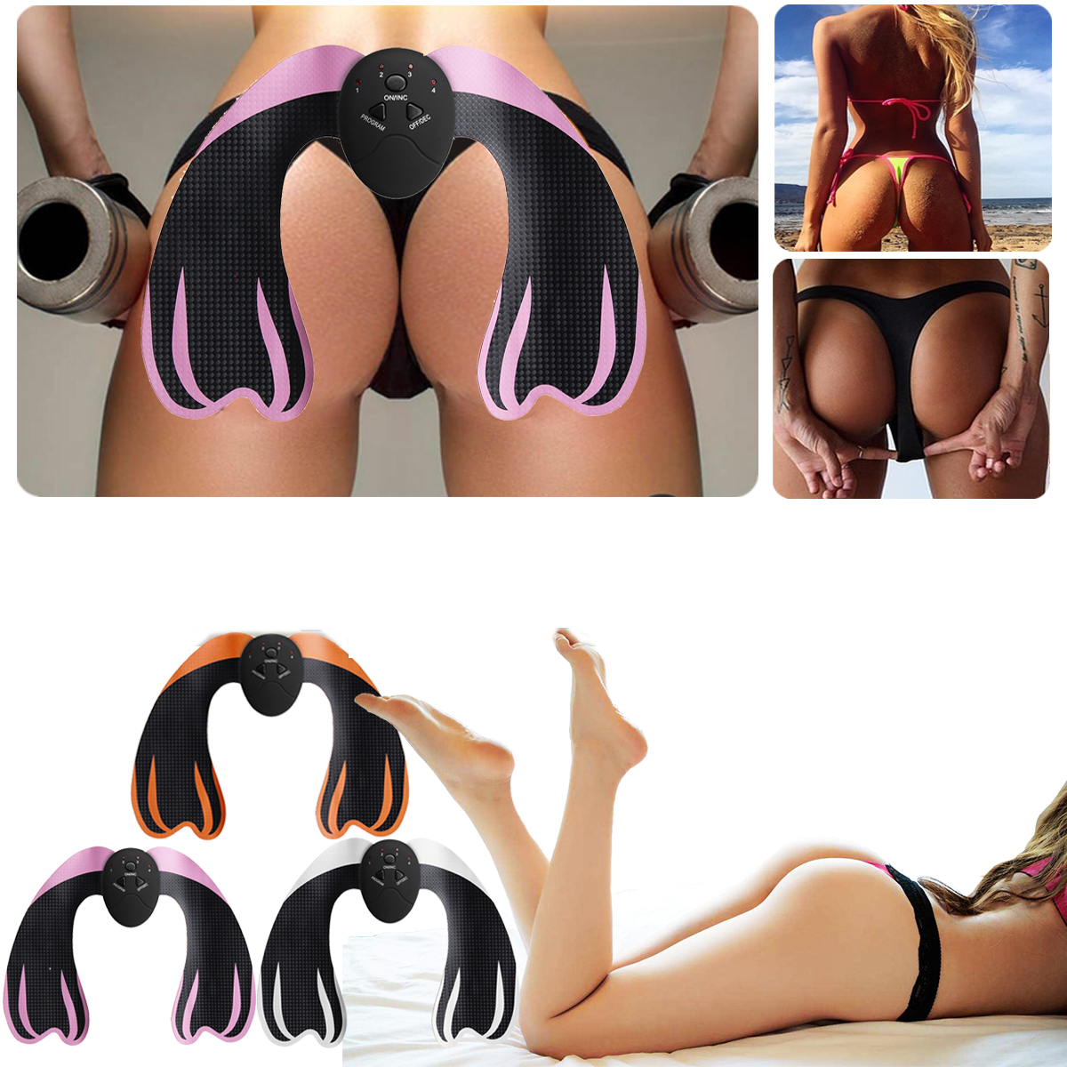 

KALOAD 6 Modes EMS Hip Lifting Trainer Buttocks Shaping Body Beauty Massager Fitness Equipment