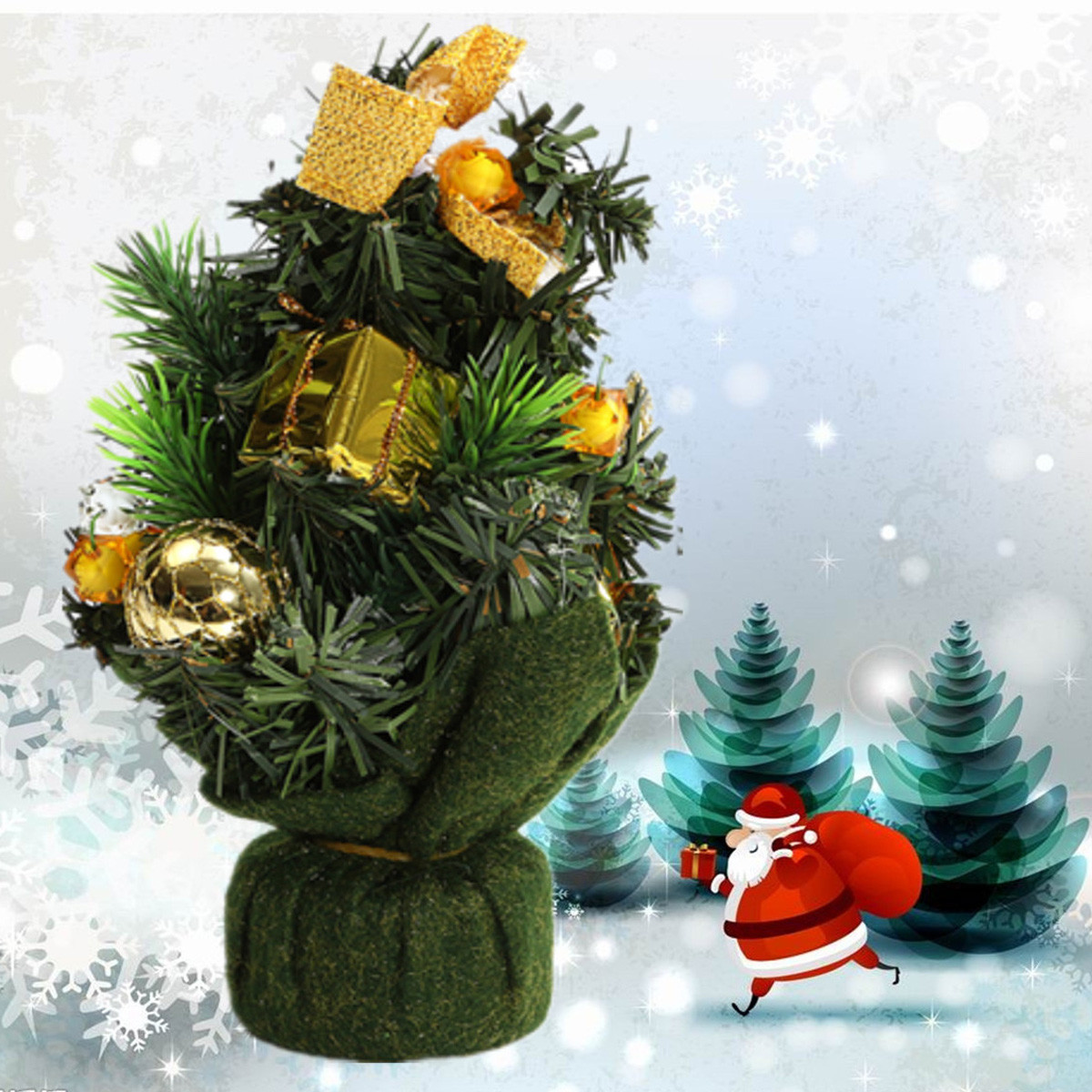 

20см многоцветная рождественские украшения подарки мини украшения елки