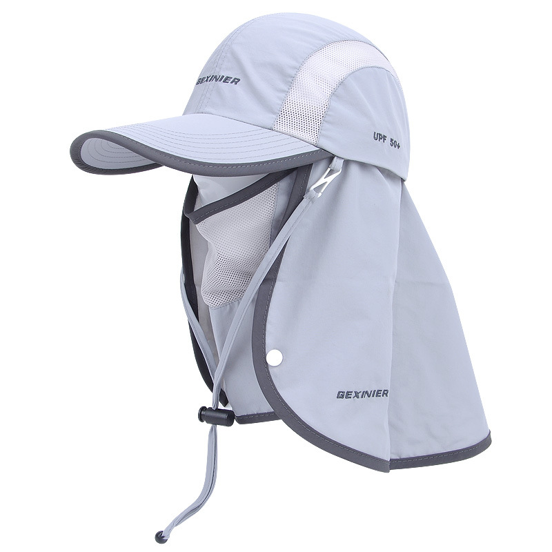 

S5222 Шапка Защита от солнца UPF40 + Съемная многократная маска использования Плащ-шапка Восхождение на поход Пешие прогулки