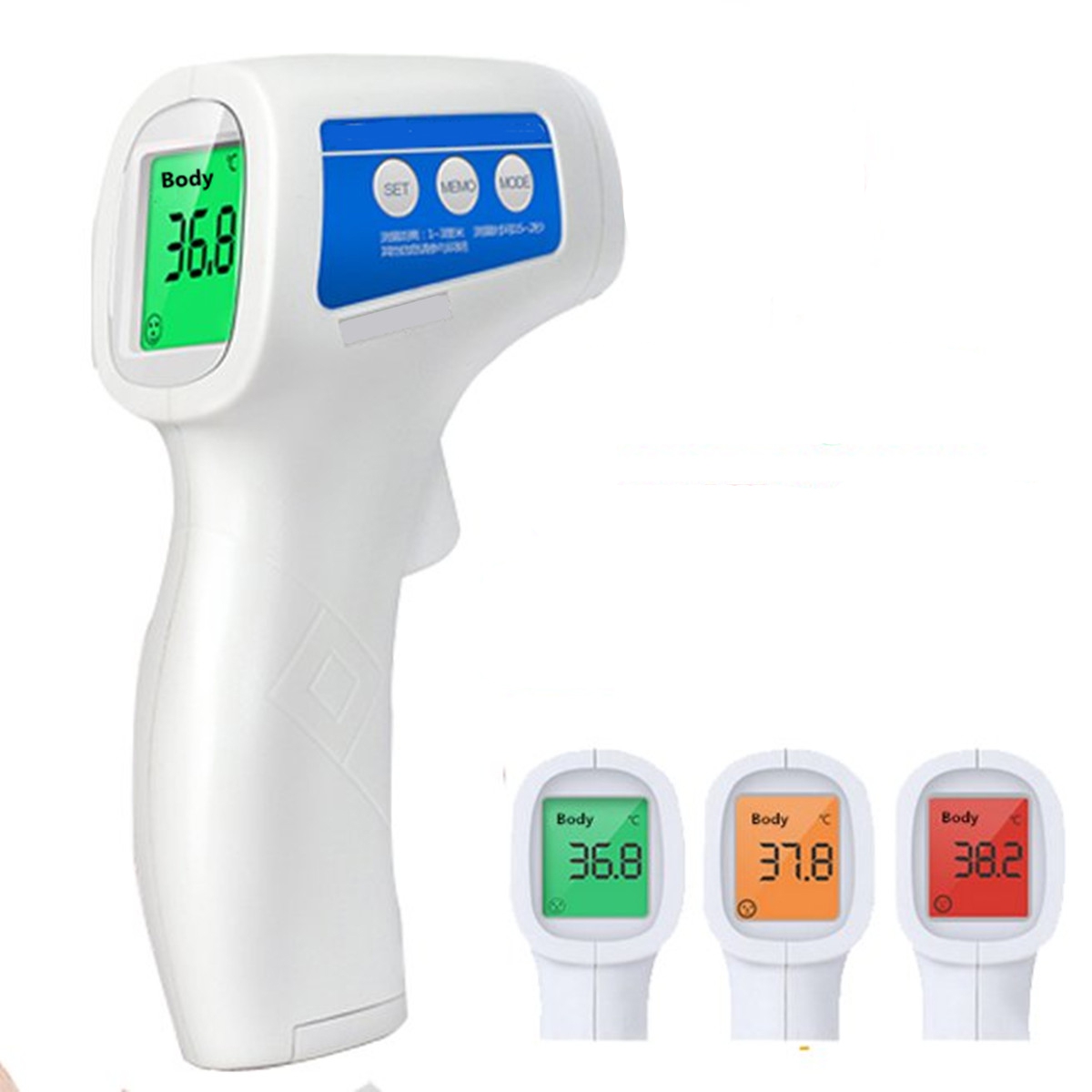 

LCD Цифровой инфракрасный IR Температура головки головы Термометр для младенца Для взрослых