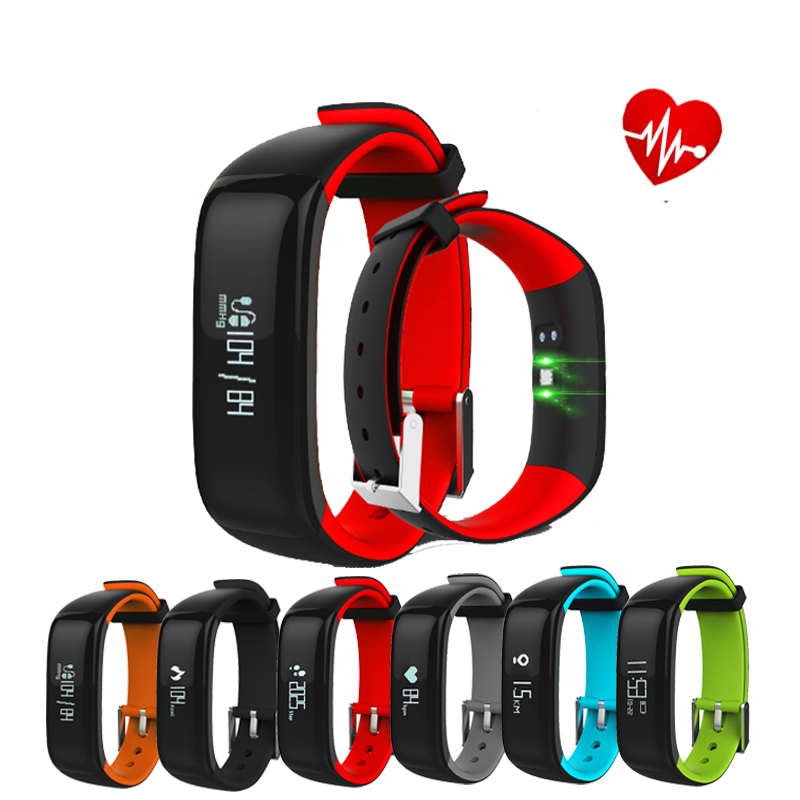 

0.86inch OLED P1 Сердце Оценить кровяное давление Монитор Водонепроницаемы Bluetooth Smart Watch Для iphone X 8/8