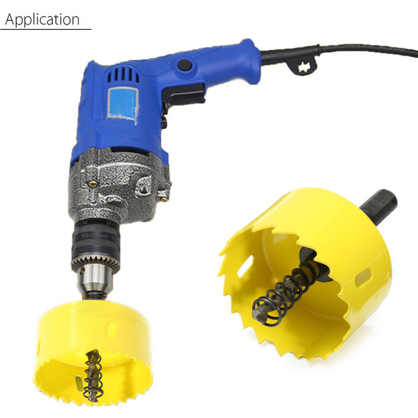50mm HSS Hole Saw Cutter Drill Bit with Connected Rod