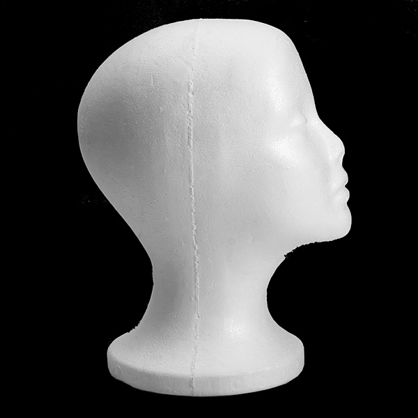 Foam Mannequin Head Model Display Wig Hat Stand White Foams