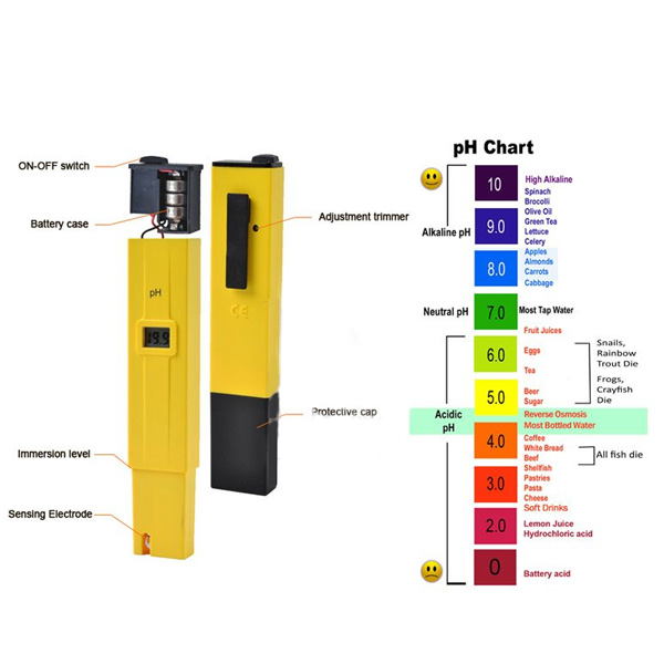 Digital pH Meter Tester 