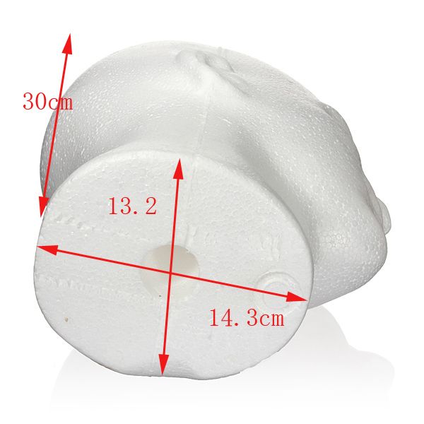 Male Styrofoam Foam Mannequin Stand Model Display Head