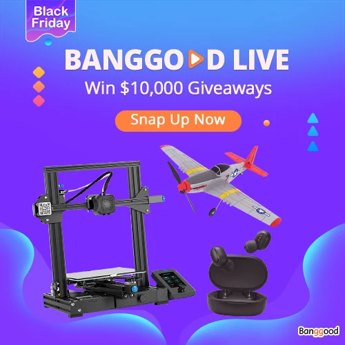 Black Friday Banggood Live Win $1,0000 Giveaways