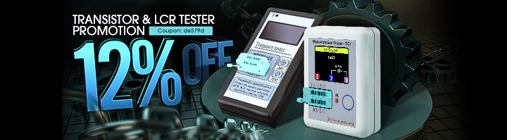 Transistor & LCR Tester Promotion
