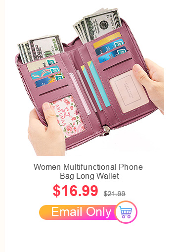 Women Multifunctional Phone Bag Long Wallet