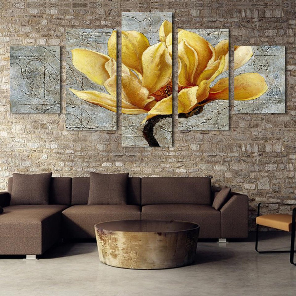 5Pcs Unframed Modern Art Oil Paintings Print Canvas Picture Home Wall Room Decor