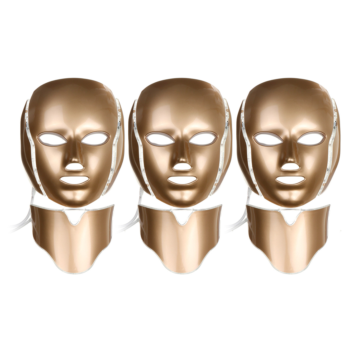 7Colors LED Light Photon Face Neck Mask Rejuvenation Skin Facial Therapy