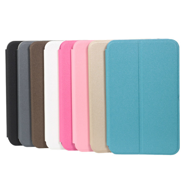 Folio Scrub PU Leather Case Cover For Samsung T110 Tablet