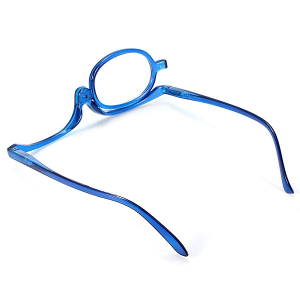 Blue Magnifying Glasses Makeup Reading Glass Folding Eyeglasses Cosmetic