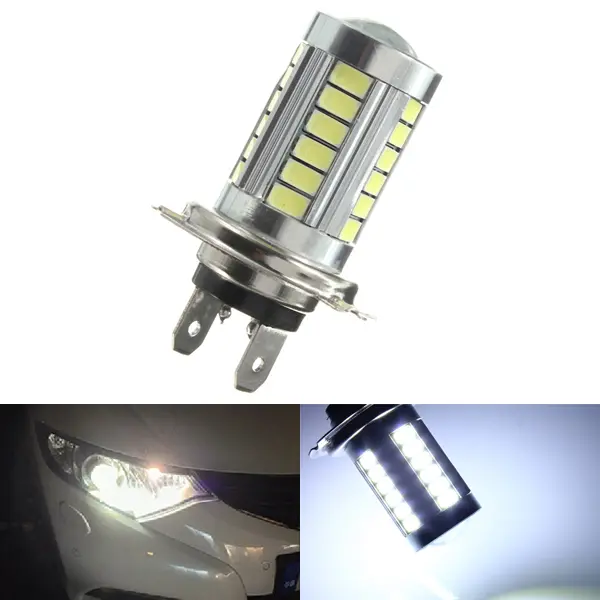 H7 5630 33 SMD weiße LED-Auto-Linsen-DRL-Nebelscheinwerferlampe