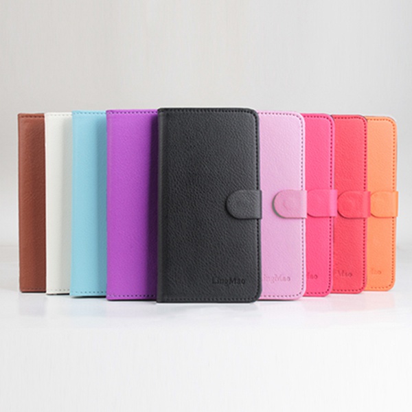 

Flip Wallet Style Leather Case Cover For Micromax Unite 3 Q372