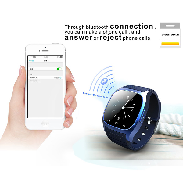 Bakeey M26 bluetooth R-Watch SMS Anti Lost Smart Watch For Android 8