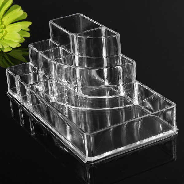 Clear Acrylic Makeup Cosmetic Box Organiser Display Storage Case