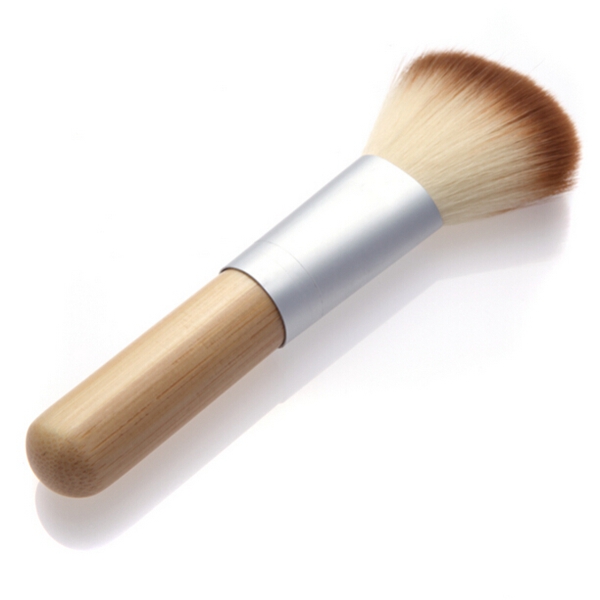 4PCS Bamboo Handle Makeup Brush Powder Blush Brushes Cosmetics Set