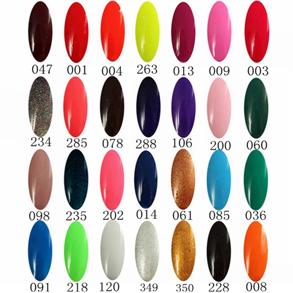 25 Colors 6ml Mini Size Soak Off UV Gel Nail Art Polish Varnish
