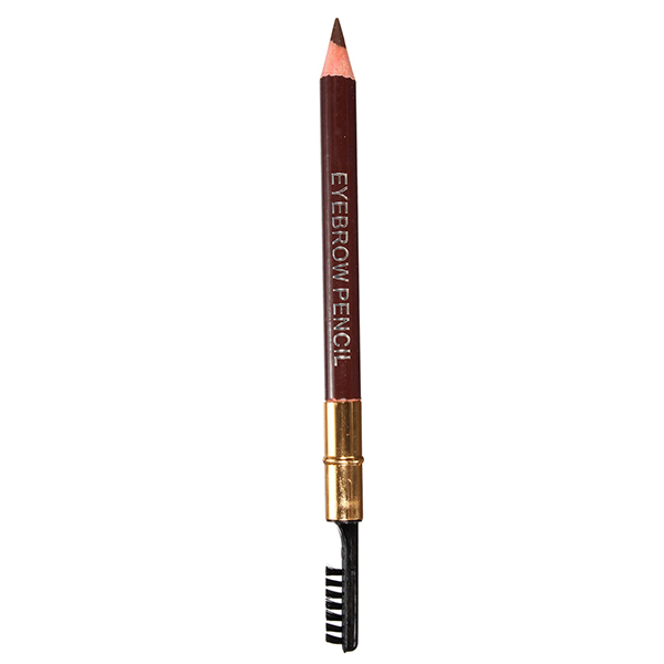 4 Colors 2 in 1 Makeup Eye Liner Eyebrow Pencil Pen Brush Cosmetic