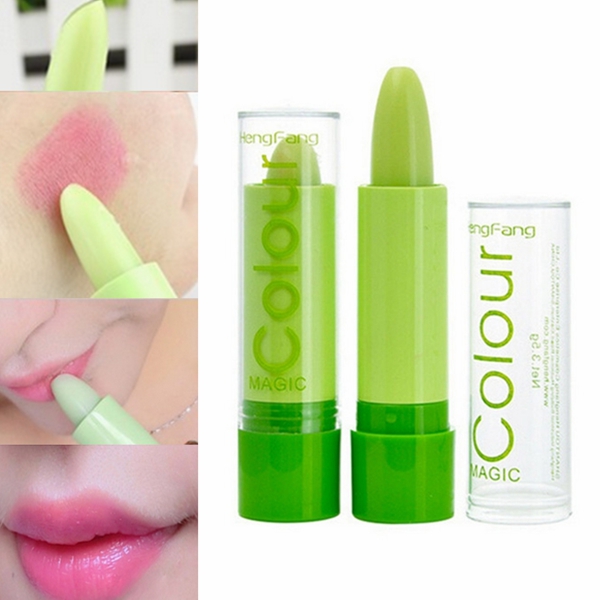 Magic Green Color Changing Lip Makeup Long Lasting Lipstick Cosmetic