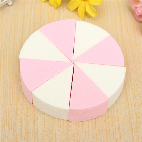 8 Pcs Facial Cleaning Make Up Squishy Soft Sponge Face Foundation Powder Puff