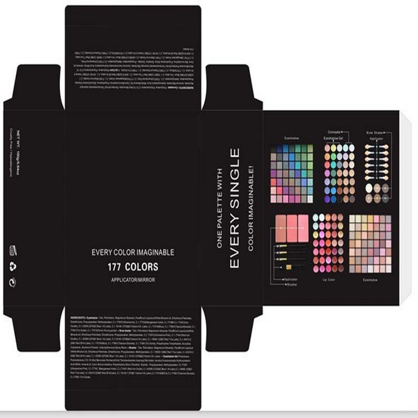 177 Colors Makeup Eyeshadow Blush Face Powder Cosmetic Palette Set