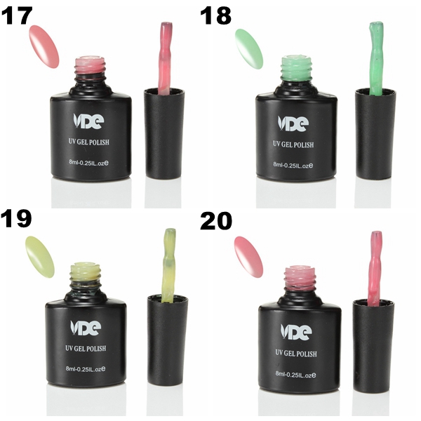 8ml Temperature Change Color Nail Art Soak Off UV Gel 