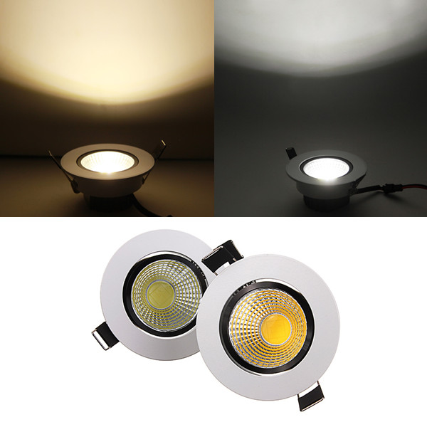 

6 Вт dimmable удара LED встраиваемый потолочный светильник вниз свет 110v