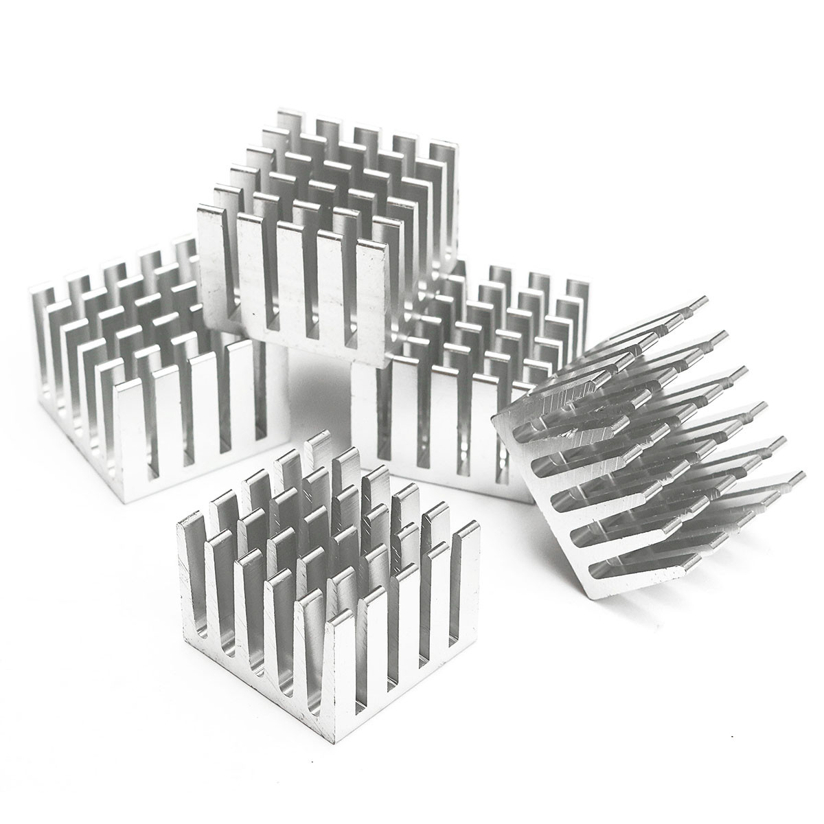 20pcs 20x20x15mm DIY CPU IC Chip Heat Sink Extruded Cooler Aluminum Heat Sink 71