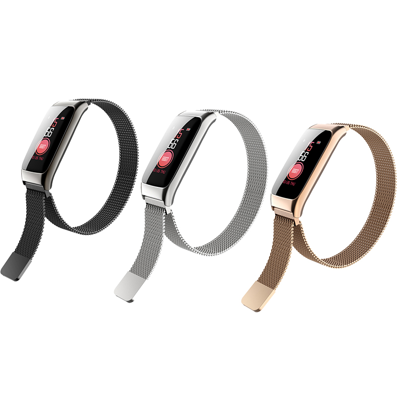 

XANES B42 0.96'' Color Screen IP67 Waterproof Smart Bracelet Heart Rate Blood Pressure Monitor Smart Watch