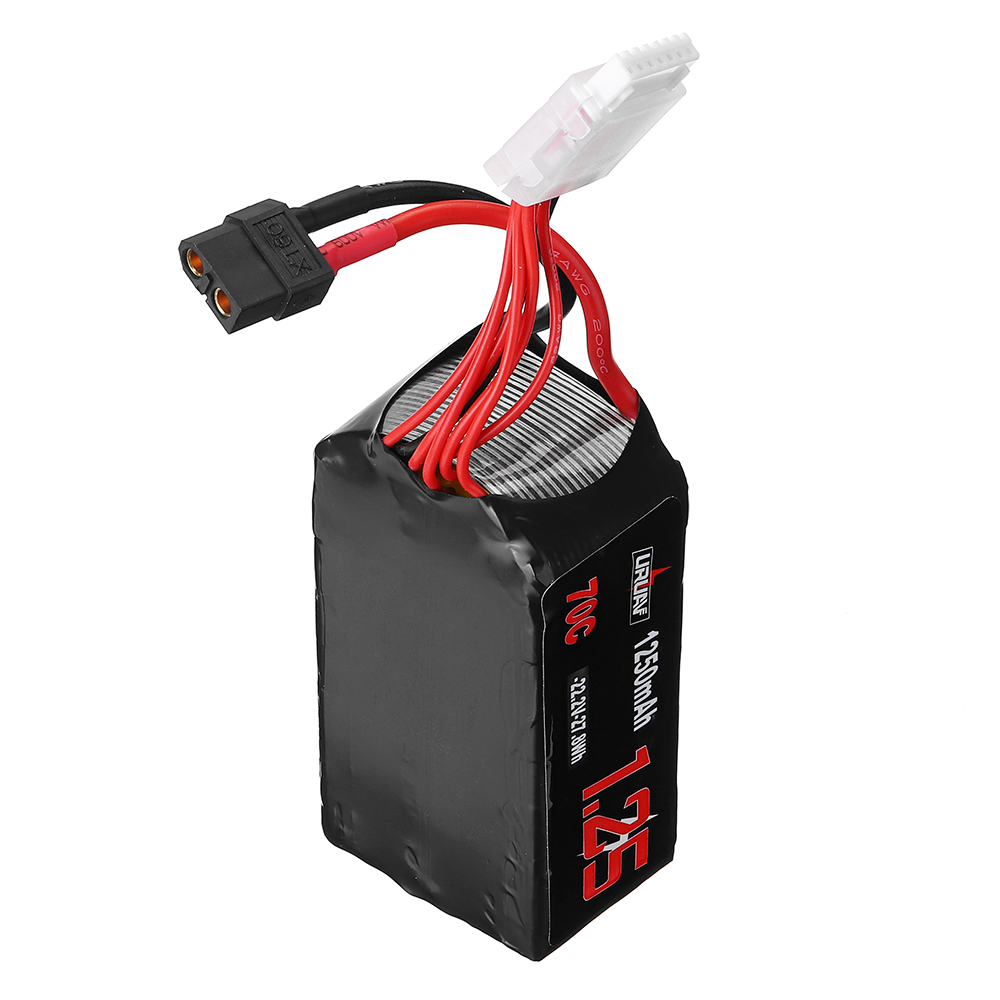 URUAV 22.2V 1250mAh 70C 6S XT60 Plug Lipo Battery for RC Model - Photo: 8