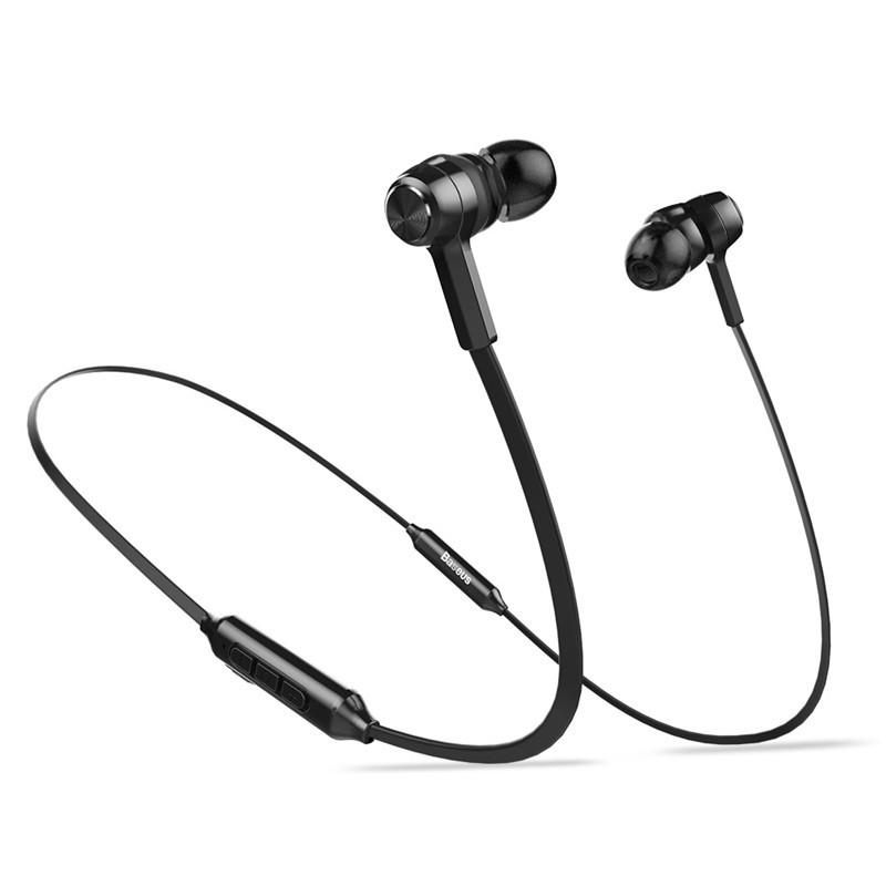 

Baseus Encok S06 Magnetic Suction Wireless Bluetooth Earphone Noise Cancelling Sports Headphone