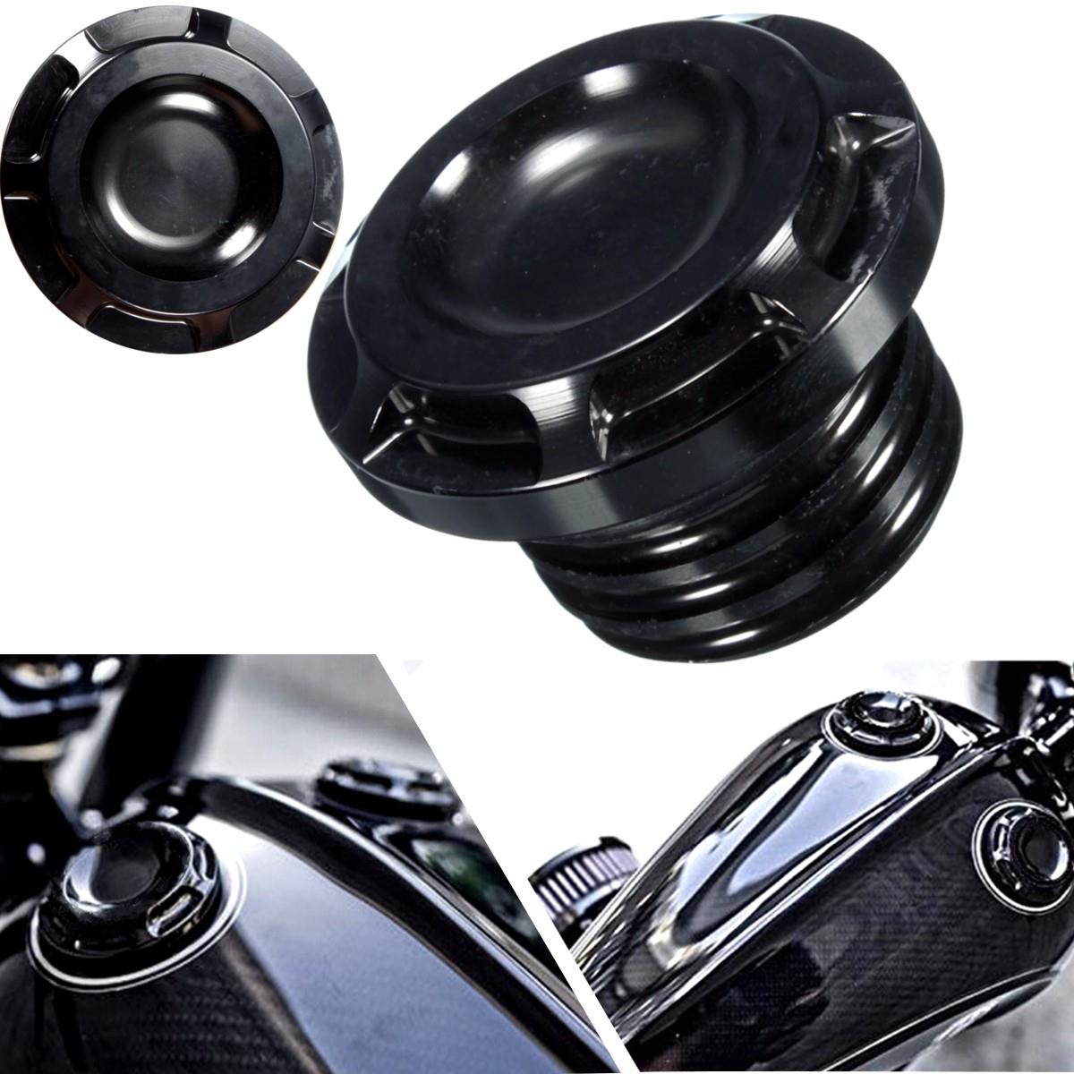

CNC Aluminum Fuel Tank Cap Gas Motorcycle For Harley Sportster Dyna Touring Softail