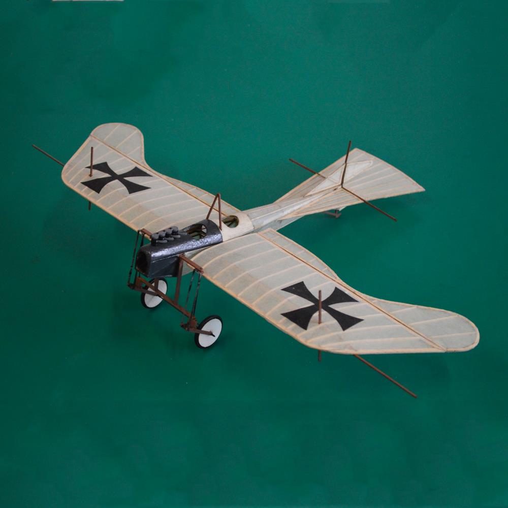 Etrich Taube 420mm Wingspan Monoplane Balsa Wood Laser Cut RC Airplane Kit With Power System - Photo: 5