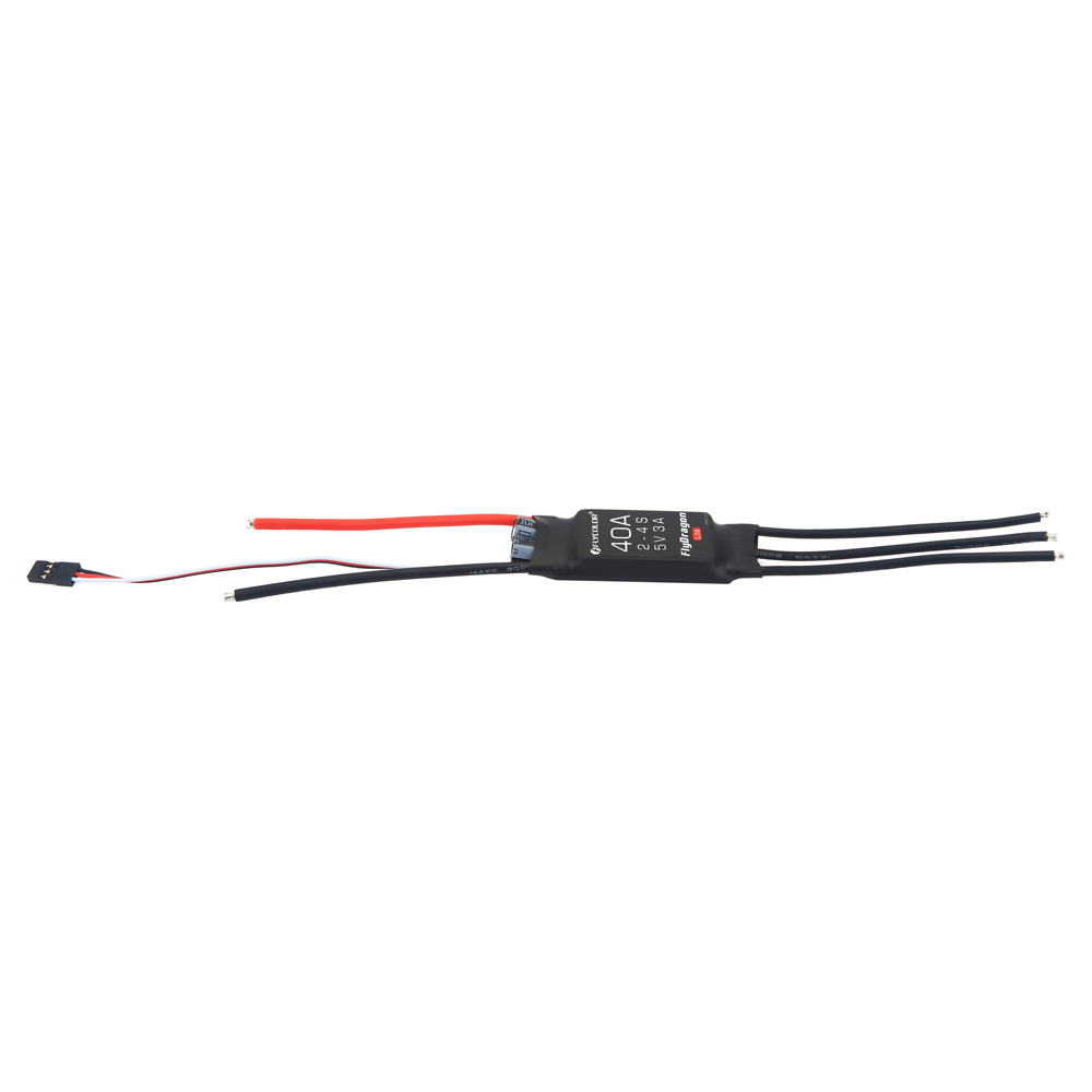 Flycolor FlyDragon Lite 40A 2-4S Brushless ESC With 5V 3A BEC for RC Airplane - Photo: 3