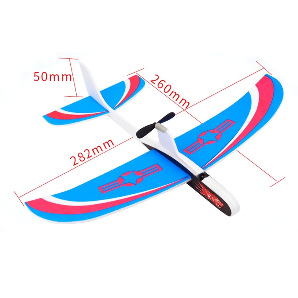 DIY Hand Throw Electric Slow Fly Trainer Beginner RC Airplane - Photo: 2