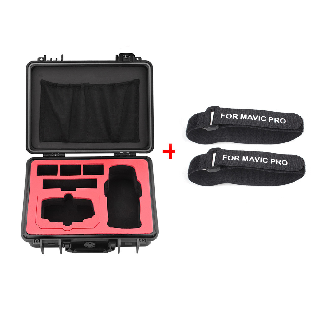 Waterproof Suitcase Storage Bag Carrying Box Case with Propeller Fixed Strap for DJI MAVIC 2 RC Drone - Photo: 2