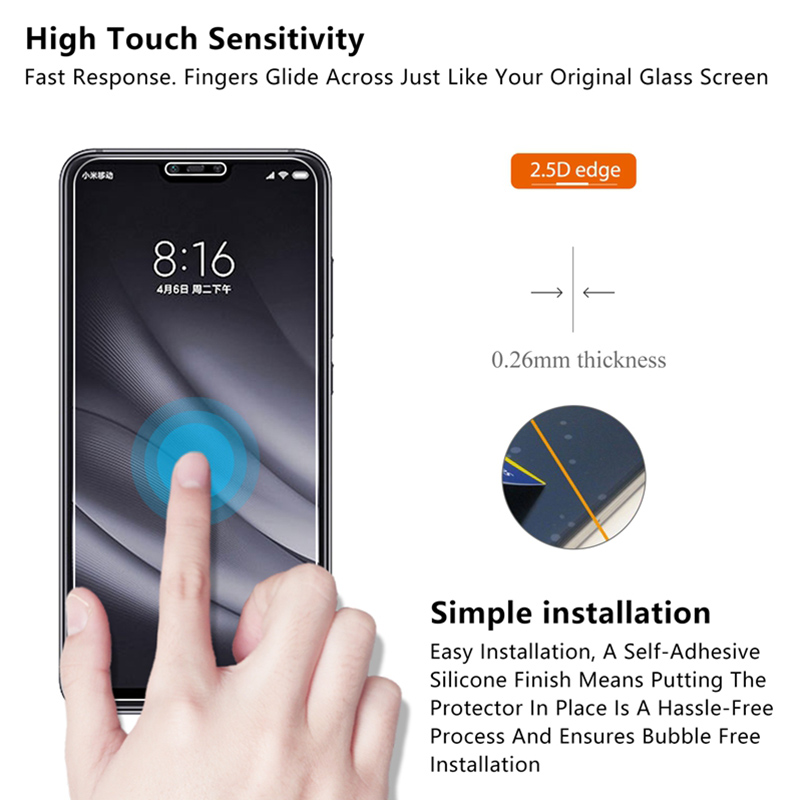 Bakeey Anti-Explosion Tempered Glass Screen Protector For Xiaomi Mi 8 Lite Non-original