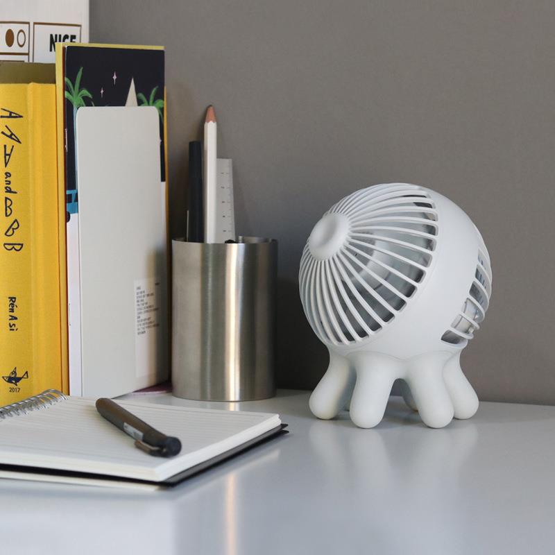 MUID Portable Mini Handheld Fan USB Charging Mute Office Fan Air Cooler