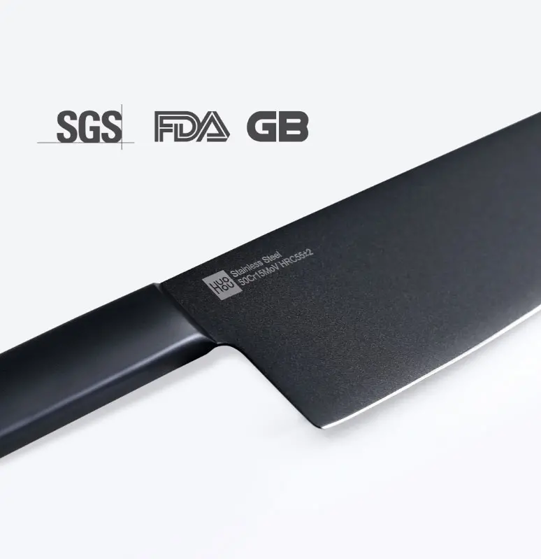 Xiaomi Mijia Cool Black Non-Stick Knife Stainless Steel Knife Set 